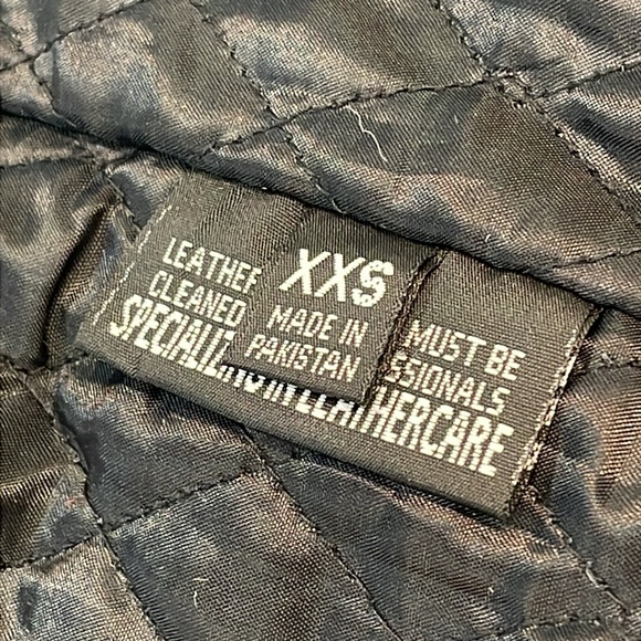 FMC SIZE XXS Black Leather Motorcycle Chaps - Picture 2 of 16